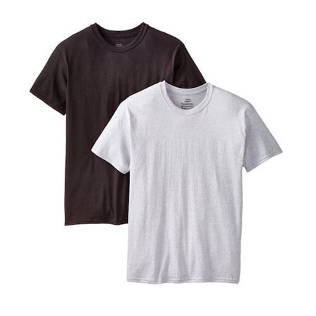 Hanesbrands 2PK LG BLKGRY TShirt 2165P2-L